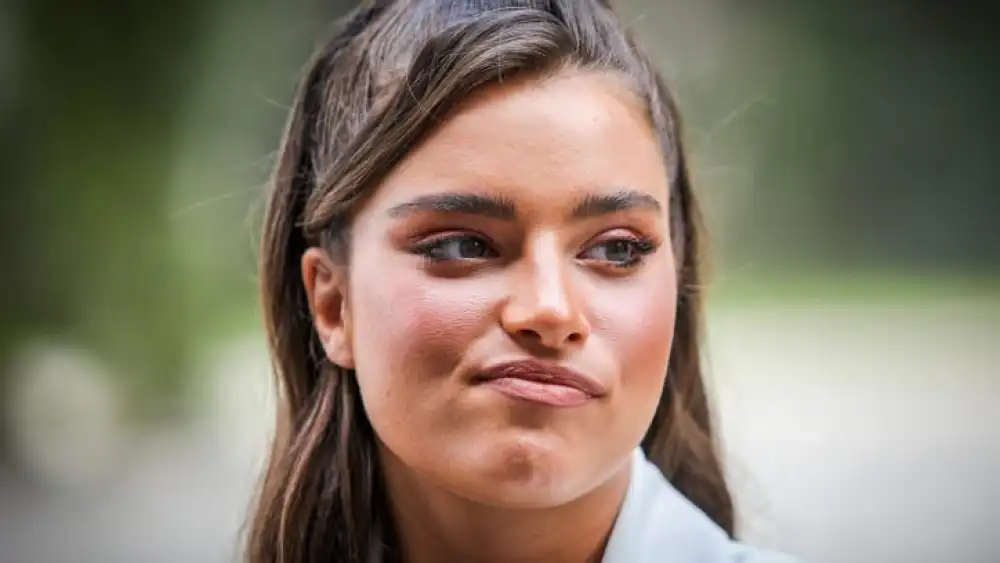 Israeli singer Noa Kirel attends a press conference on a new campaign to raise awareness of cyberbullying among youth, at the President Residence in Jerusalem on Feb. 16, 2020. Photo by Flash90.