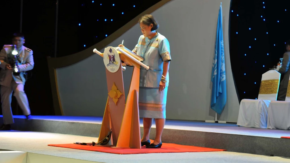 Princess Maha Chakri Sirindhorn of Thailand, March 22, 2011. Credit: Abhisit Vejjajiva/Government of Thailand/Flickr via Wikimedia Commons.