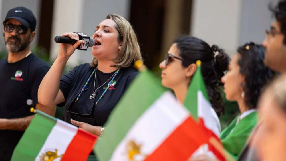 Iranian Activists Protest in Washington