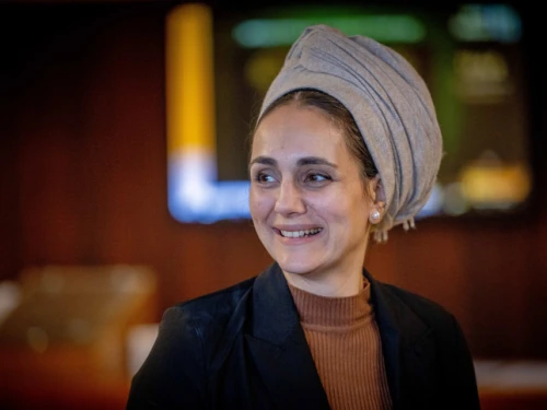 Knesset Member for the Otzma Yehudit Party Limor Son Har Melech, Nov. 14, 2022. Photo by Yonatan Sindel/Flash90.