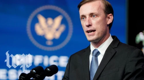 U.S. National Security Advisor Jake Sullivan. Source: Screenshot.