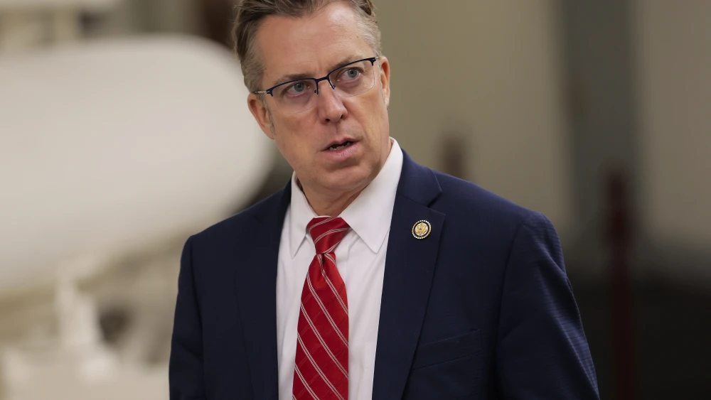Rep. Andy Ogles (R-Tenn.) walks through the U.S. Capitol  in Washington, D.C., on Feb. 3, 2026. Photo by Heather Diehl/Getty Images.