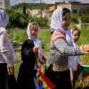 Druze from Syria enter Israel on the occasion of Nabi Shuaib's holiday, at Majdal Shams, April 25, 2025. Photo by Jamal Awad/Flash90.