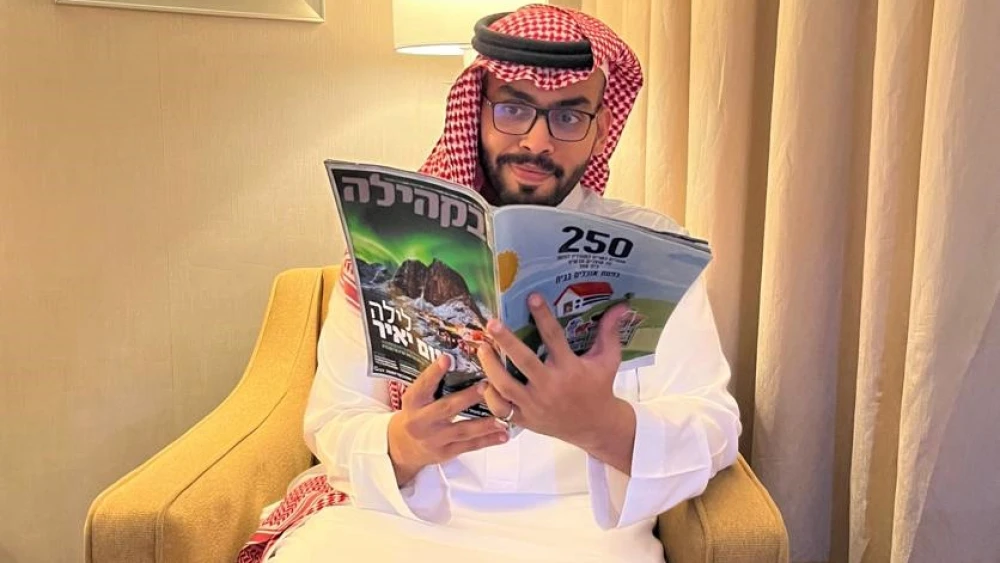 Mohammed Saud reads Hebrew and often tweets in the language as well. Credit: Courtesy.