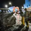 The damage after a rocket fired from Lebanon hit the northern city of Kiryat Shmona, Nov. 5, 2023. Photo by Erez Ben Simon/Flash90.