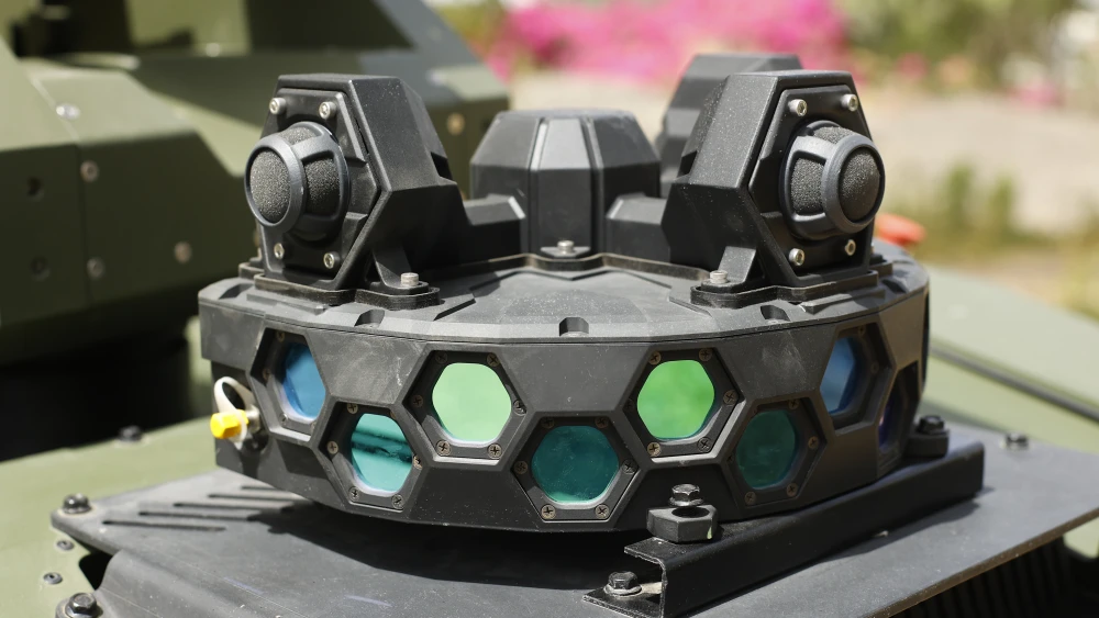 A new Israeli gunfire-detection system is attracting global attention for its technology and defense mechanisms, June 2022. Credit: Courtesy of Israel Aerospace Industries.