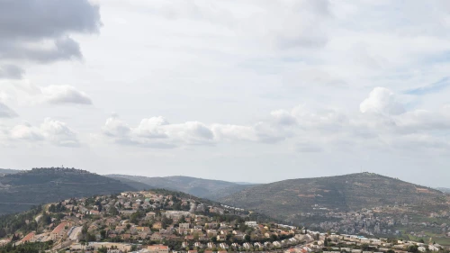 The Israeli community of Eli in Samaria's Binyamin region, Jan. 17, 2021. Photo by Sraya Diamant/Flash90.