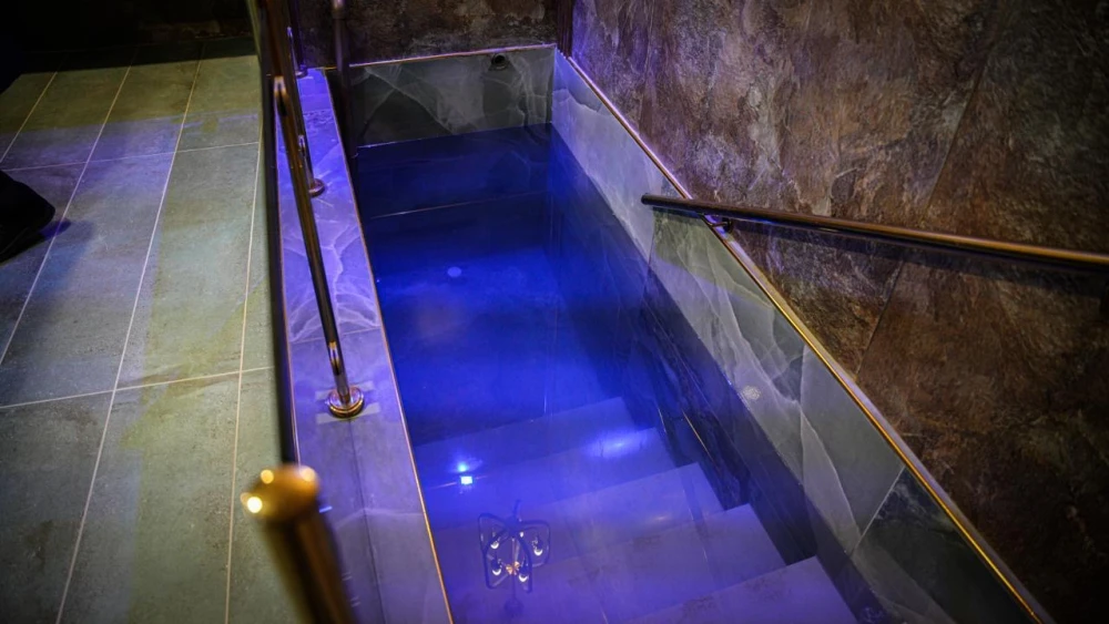 The first Jewish ritual bath on an Israeli military base was inaugurated on May 20, 2026. Credit: Israeli Border Police.