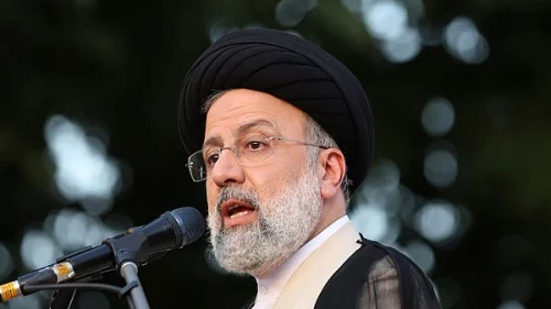 Ebrahim Raisi during Iranian presidential elections, June 14, 2021. Credit: Armin2210 via Wikimedia Commons.