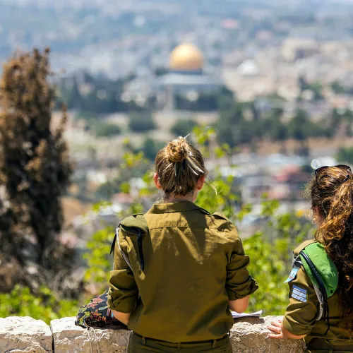IDF soldiers. Photo by Andrew McIntire/TPS-IL.