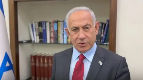 Israeli Prime Minister Benjamin Netanyahu in a video post on Feb. 13, 2023. Source: Twitter.