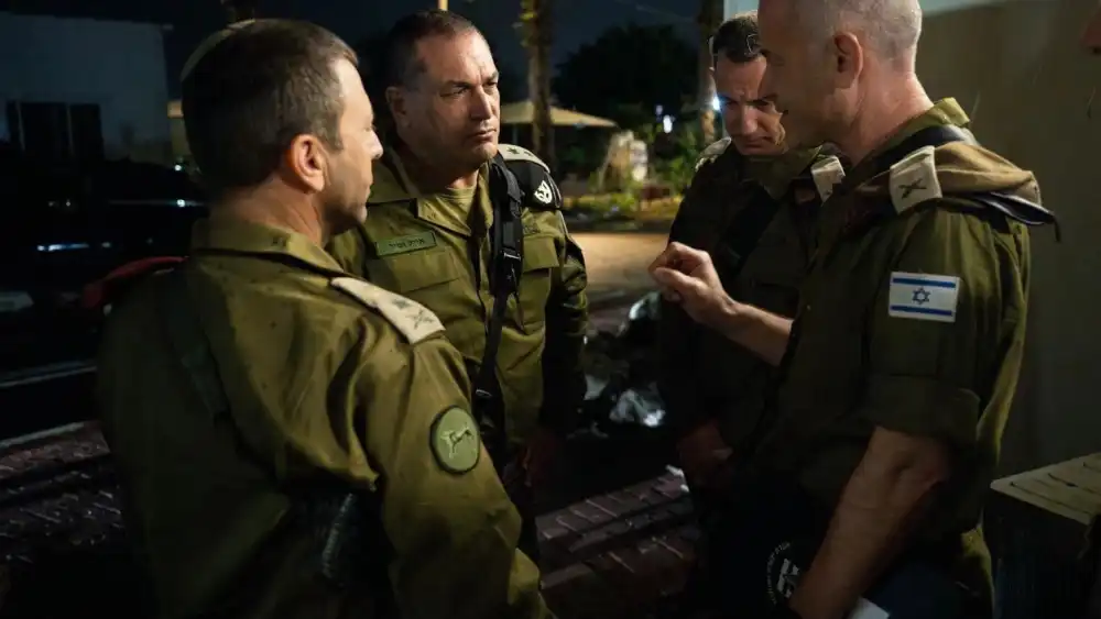 Israel Defense Forces Chief of Staff Lt. Gen. Eyal Zamir holds a situational assessment after a deadly terror attack in northern Israel, Dec. 27, 2025. Credit: IDF.