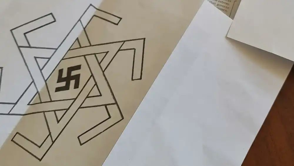 A threatening letter, written in English, was sent to Israeli Finance Minister Bezalel Smotrich, April 2023. Source: Twitter.