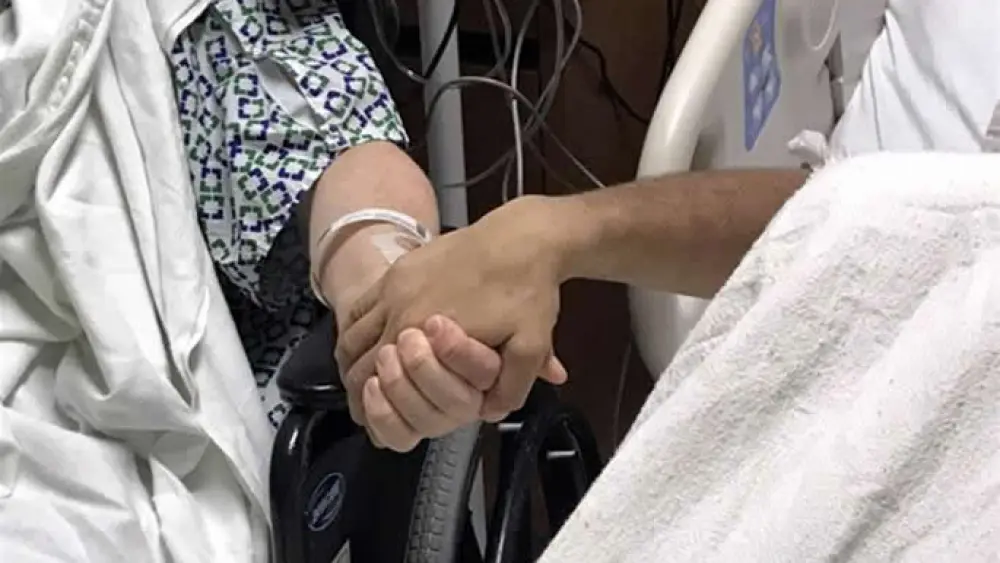 The two men had never met until just days before the life-saving surgery, Credit: Chabad.org/News.