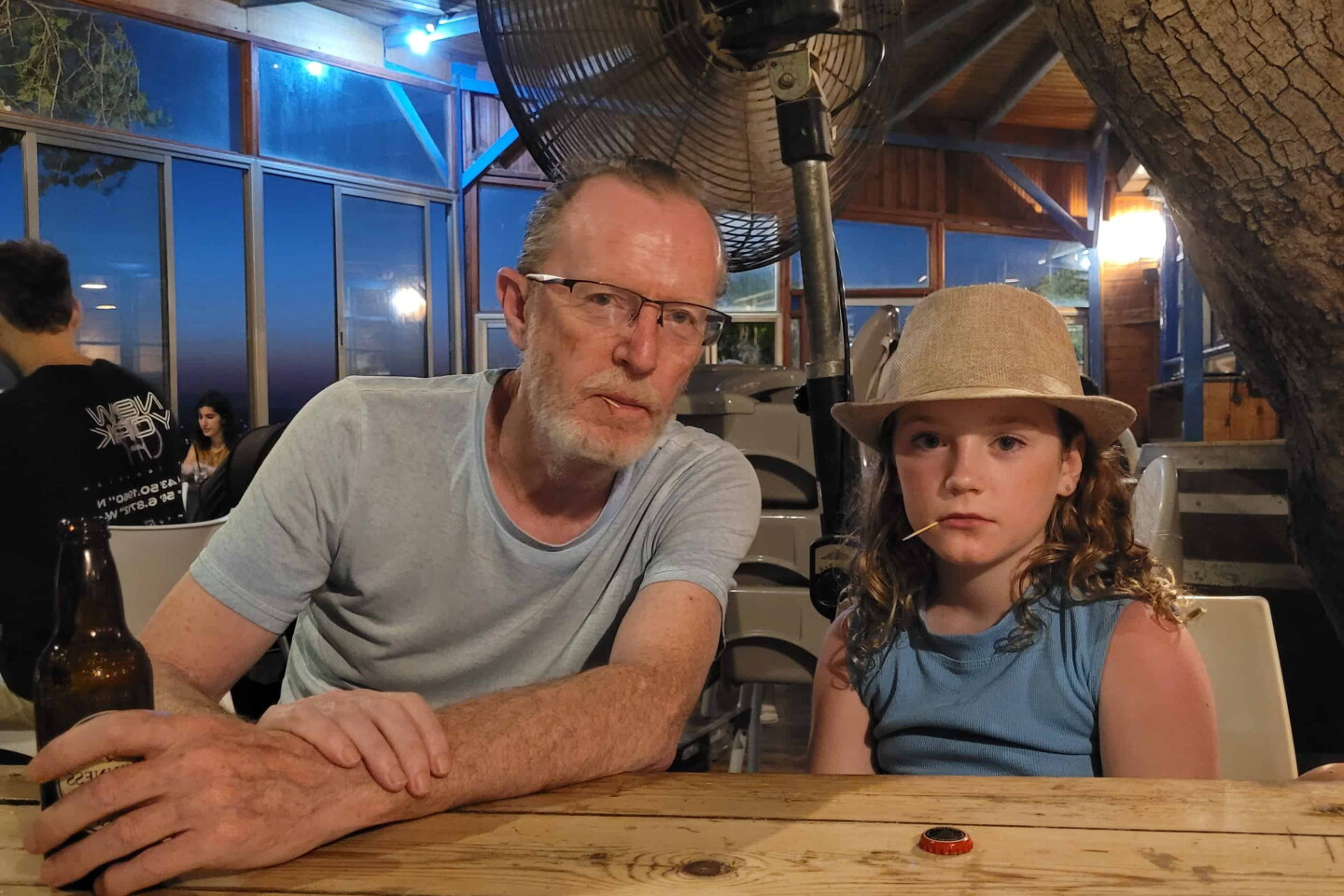 Tom Hand and his daughter Emily, who was kidnapped by Hamas on Oct. 7, 2023. Courtesy of Tom Hand.