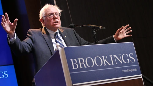 Vermont Sen. Bernie Sanders. Credit: Paul Morigi Photography/Brookings Institution via Flickr.com.