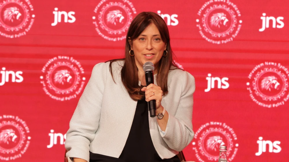 The head of the National Public Diplomacy Directorate Tzipi Hotovely at the JNS International Policy Summit. Credit: Nim Gluckman, June 22, 2026.