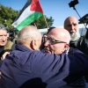 Family and friends in Ar'ara greet convicted Palestinian terrorist Karim Younis, released after serving a 40-year sentence for murdering a soldier in the Israel Defense Forces in 1980, on Jan. 5, 2023. Photo by Jamal Awad/Flash90.