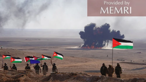 Members of the Jordanian Armed Forces participate in "Sword of Karameh" military maneuvers on Nov. 25, 2019. (MEMRI)