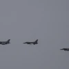 Israeli Air Force jets fly over Jerusalem ahead of Independence Day on April 22, 2020. Photo by Yonatan Sindel/Flash90.