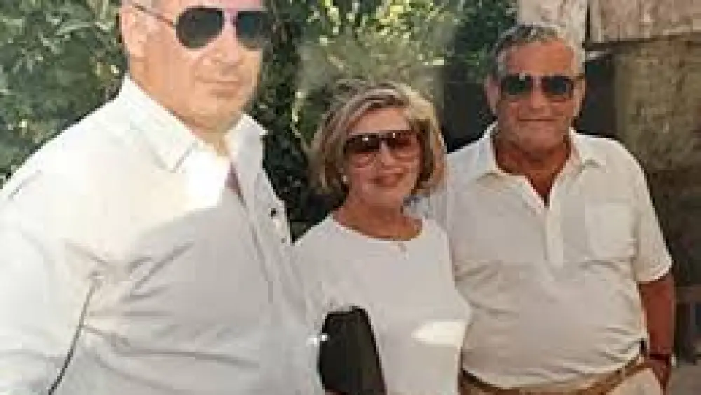 Israeli Prime Minister Benjamin Netanyahu (left) with Joe Mermelstein. Credit: Courtesy.