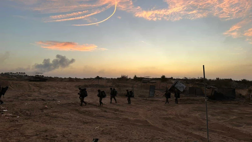Israeli soldiers operating against Hamas in the Gaza Strip, Nov. 1, 2023. Credit: IDF.