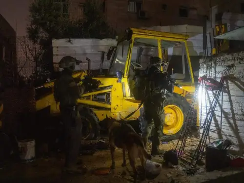 IDF soldiers demolish the Hebron home of the terrorist who carried out a deadly attack at the Gush Etzion Junction in Judea, Jan. 15, 2026. Credit: IDF.