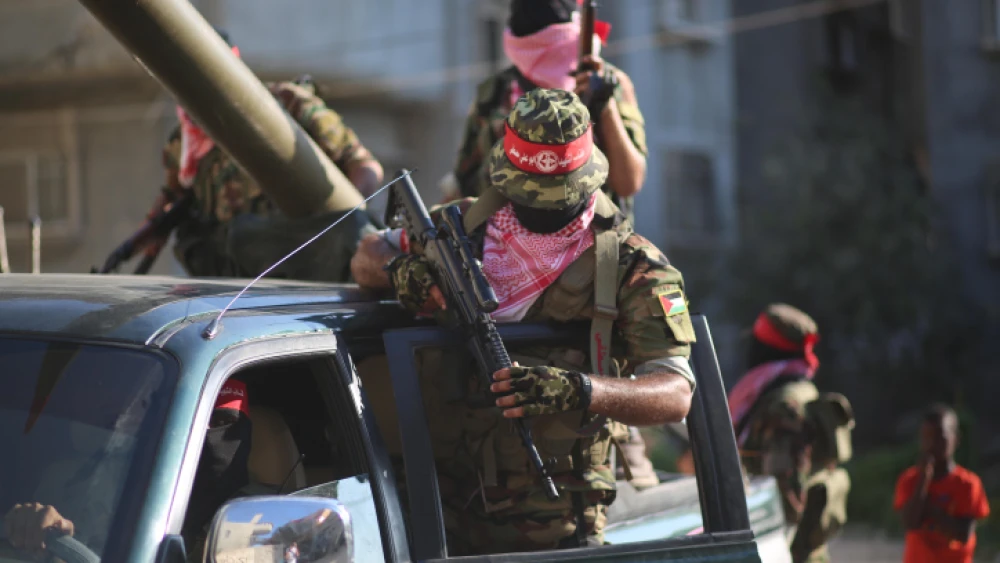 A rally in Gaza City organized by the Popular Front for the Liberation of Palestine (PFLP), on Aug. 31, 2019. Photo by Hassan Jedi/Flash90.