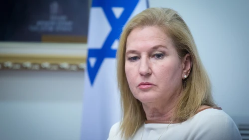 Zionist Union Knesset member Tzipi Livni arrives for a Zionist Union faction meeting at the Israeli parliament on Dec. 25, 2017. Credit: Miriam Alster/Flash90.