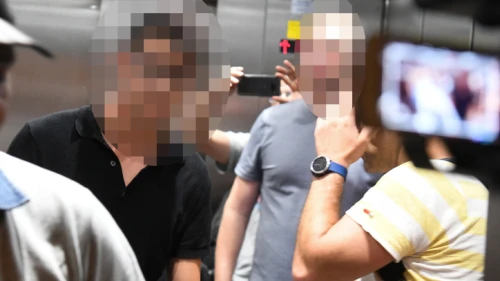 An Israeli youth who was cleared from rape charges in Cyprus arrives at Ben-Gurion International Airport near Tel Aviv on July 28, 2019. Photo by Flash90.