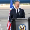 U.S. Secretary of State Antony Blinken arrives in Israel, Jan. 30, 2023. Credit: David Azagury/U.S. Embassy in Israel.
