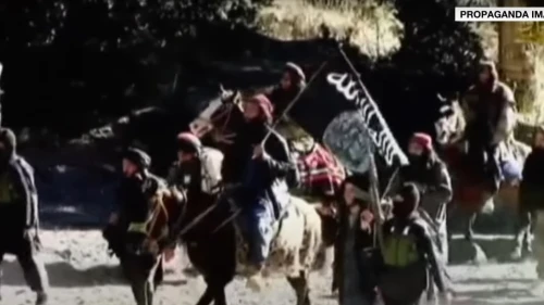 ISIS-K fighters in Afghanistan. Source: Screenshot.