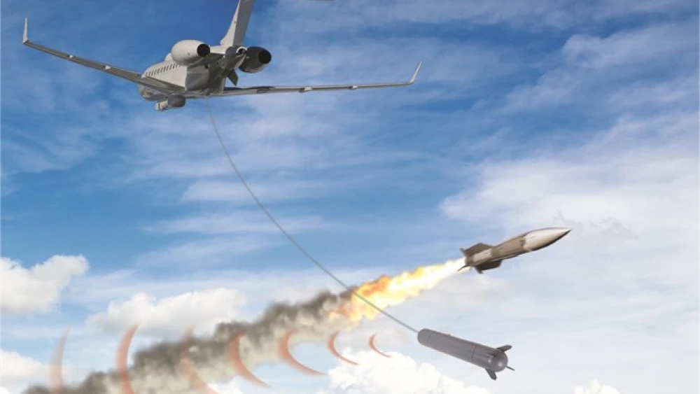 An illustrative representation of ELL-8270 air-defense system. Credit: Israel Aerospace Industries.