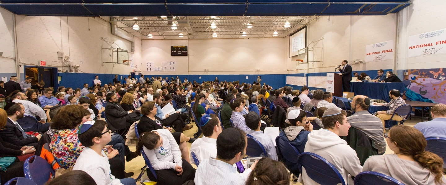 A group shot of the Chidon HaTanach at Manhattan Day School. Photo by David Khabinsky.