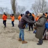 United Hatzalah distributes kosher food, medicine and other items to Ukrainian refugees in Moldova as the Russian war continues, March 2022. Source: United Hatzalah/Twitter.