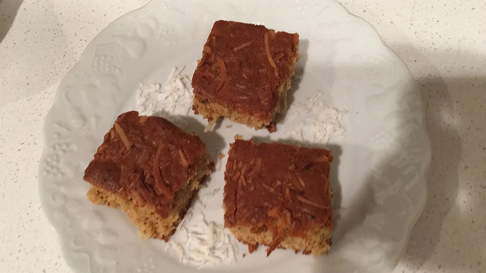 Coconut Coffee Cake. Credit: Ethel G. Hofman.