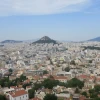 View of Athens from atop the Acropolis. Photo by Menachem Wecker.
