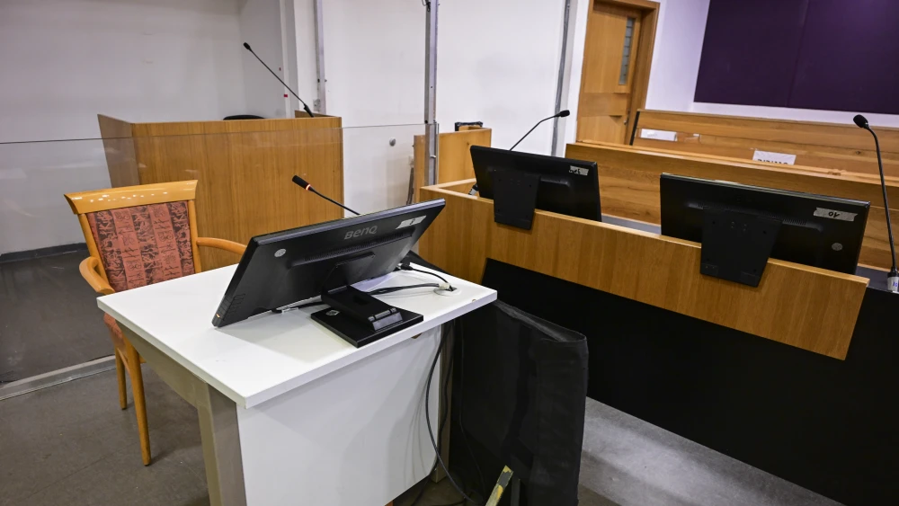 A courtroom at the Tel Aviv District Court, May 28, 2026. Photo by Avshalom Sassoni/Flash90.