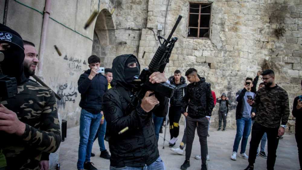 The funeral of Jamil al-Kayyal, who was killed in clashes with Israeli forces, in the West Bank city of Nablus, Dec.13, 2021. Photo by Nasser Ishtayeh/Flash90.