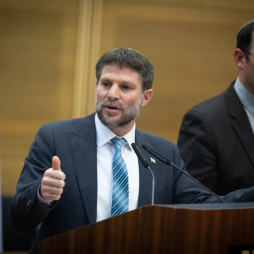 Israeli Finance Minister Bezalel Smotrich at the Knesset in Jerusalem, on March 21, 2023. Photo by Yonatan Sindel/Flash90.