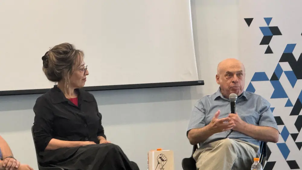 Natan Sharansky, chairman of the Institute for the Study of Global Antisemitism and Policy (ISGAP), addresses the "Contemporary Antisemitism 2026" conference in Haifa, July 7, 2026.