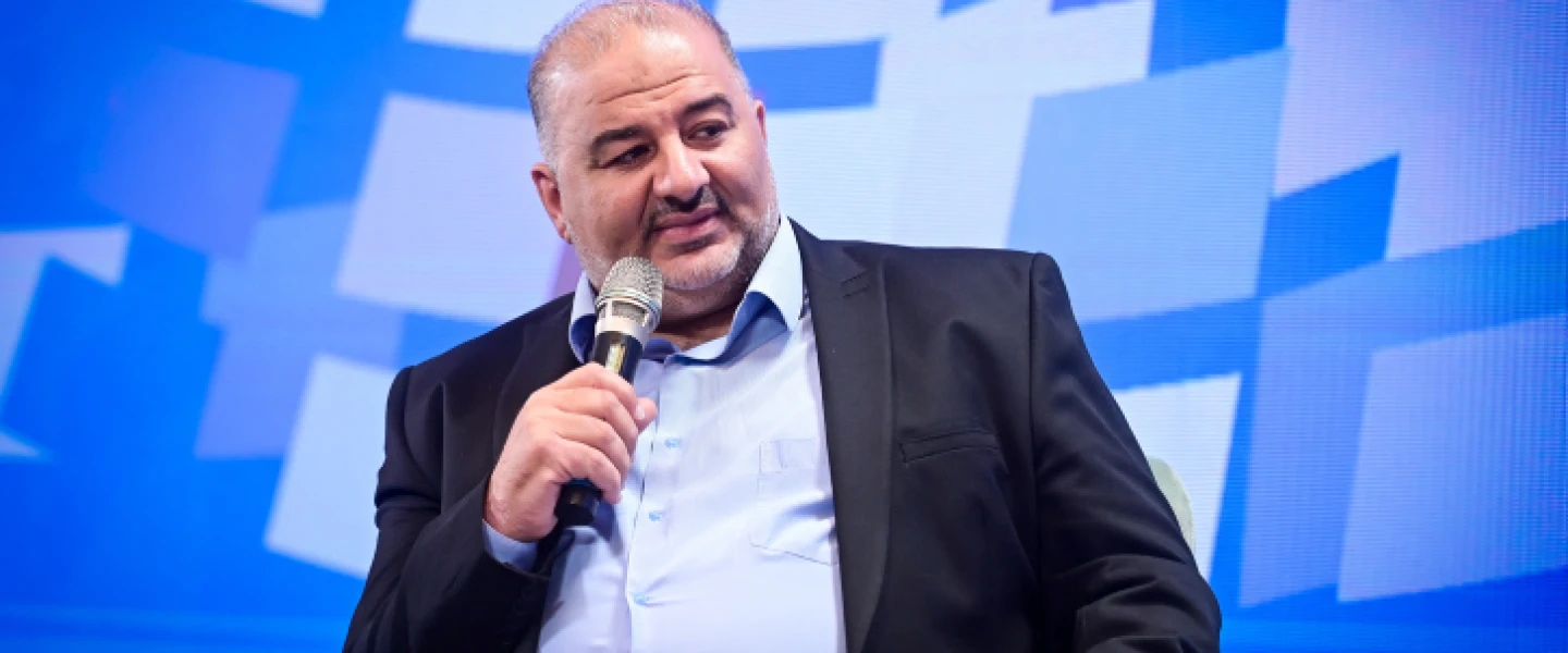 Mansour Abbas. Credit: Avshalom Sassoni/Flash90.