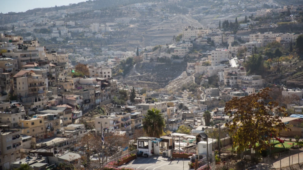 View of the eastern Jerusalem neighborhood of Silwan on Dec. 3, 2017. Photo by Yonatan Sindel/Flash90.