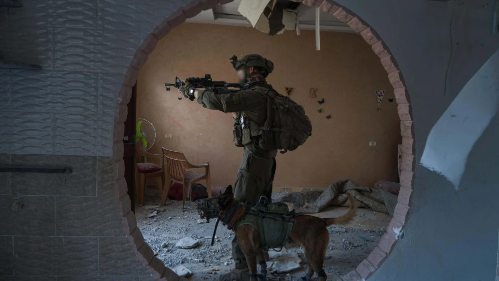 Israeli forces operating in the Gaza Strip, March 9, 2024. Credit: IDF.