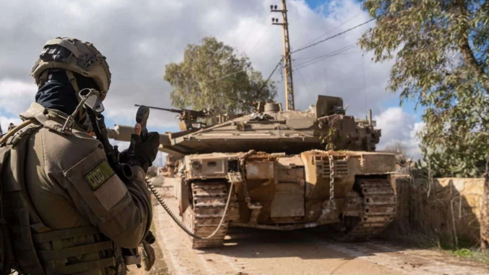 Israeli forces during operational activity in Southern Lebanon, January 2025. Credit: IDF.