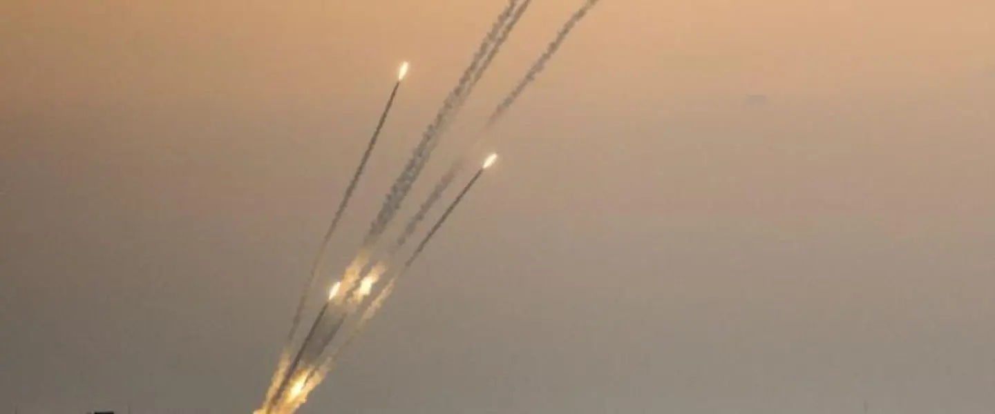 Rockets fired from the Gaza Strip on July 14, 2018. Source: IDF Spokesperson's Unit.