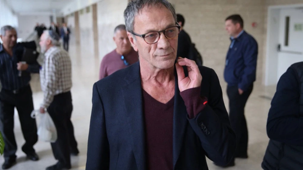 Arab Israeli filmmaker Mohammad Bakri at the Central District Court in Lod, Dec. 21, 2017. Credit: Flash90.