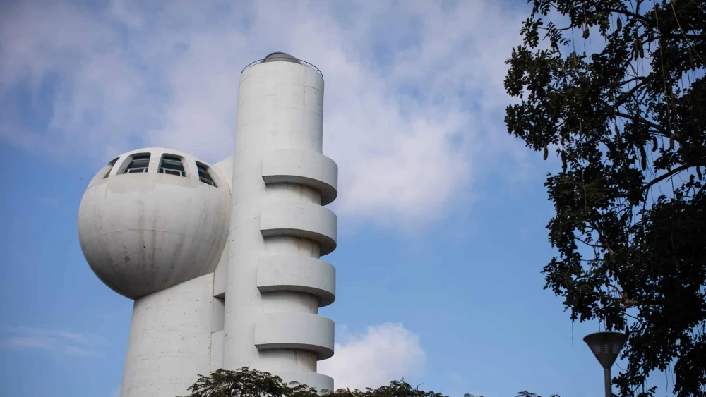 The particle accelerator building at the Weizmann Institute of Science in Rehovot on Jan. 10, 2020. Photo by Hadas Parush/Flash90.