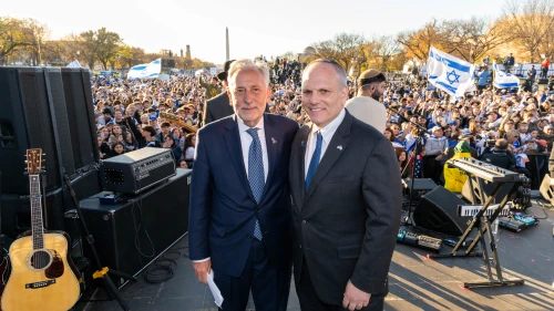 Fingerhut Daroff March for Israel