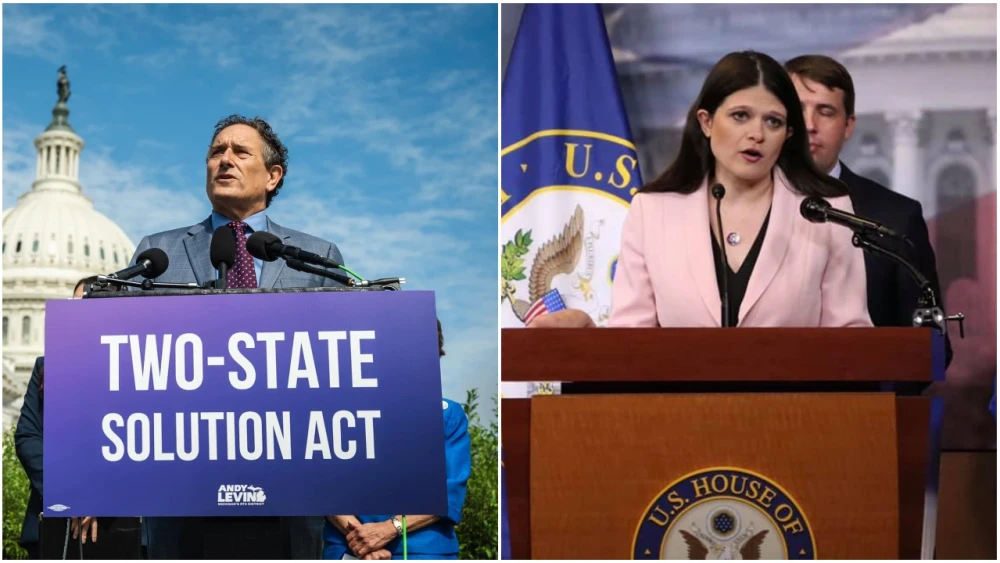 Michigan Reps. Andy Levin and Haley Stevens. Source: Facebook.